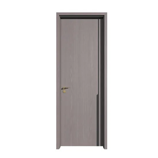 PVC Slab Front Interior Wooden WPC Door for Houses Office Toilet Bathroom