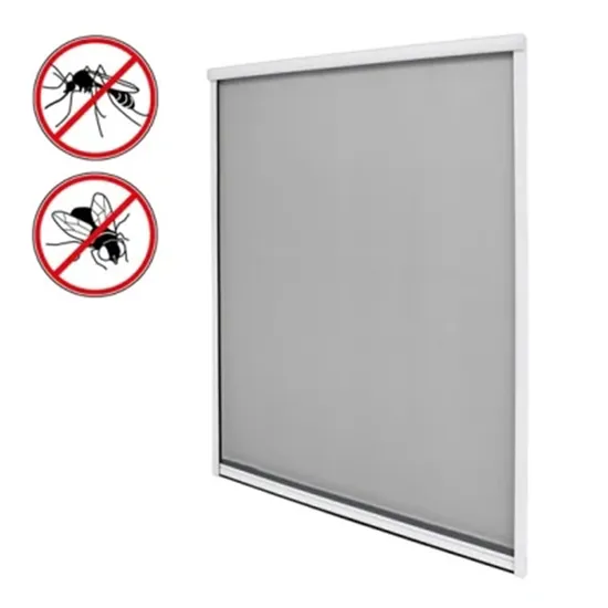 Insect-Proof Telescoping Screen Door Invisible Folding Screen Window Anti-Mosquito Folding Screen Door