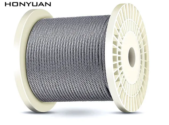 Hardware Electric Galvanized Hot DIP Galvanized 6*31 Ws FC Cable Steel Wire Rope