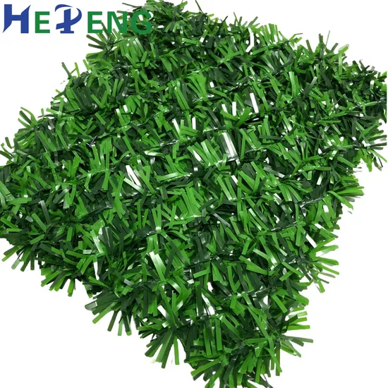 Steel Fence Outdoor Plastic Artificial Green Grass Wire Fence Garden Grass Fence Landscaping 100% UV Protection Color