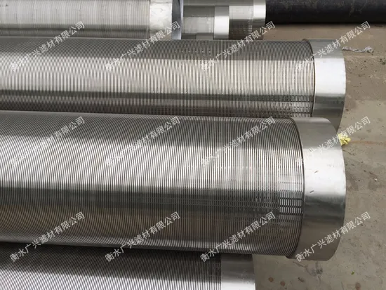 Stainless Steel Wire Filter Screen Johnson Water Well Screen Pipe Based Well Screen Tube Sand Control Screen Water Well Drill Stainless Steel Casing and Screen