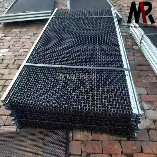 Screen Mesh Stones Separation Hight Carbon Abrasion Resistant Vibrating Woven Screen Mesh