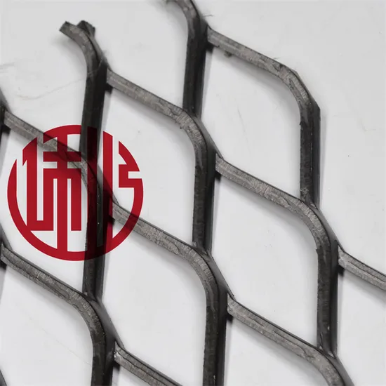 Black Steel Standard Expanded Metal Mesh Grating for Walkway Flooring