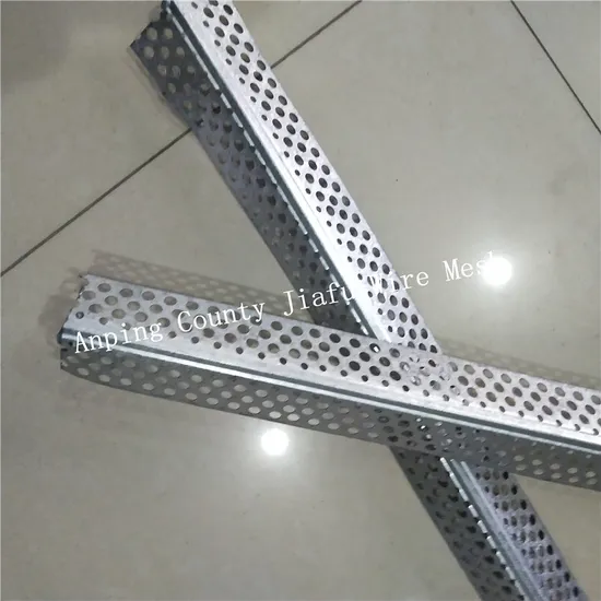 Galvanized 25mm * 25mm Perforated Wall Corner Plaster Beads