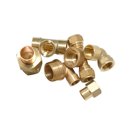 Factory Outlet Wholesale Pex Series Brass Fitting, Include Tee, Coupling and Elbow for Gas and Plumbing Use