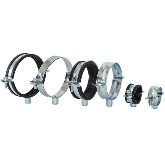 Pipe Clamp with Rubber and Without Rubber Heavy Duty and Light Duty with Nut