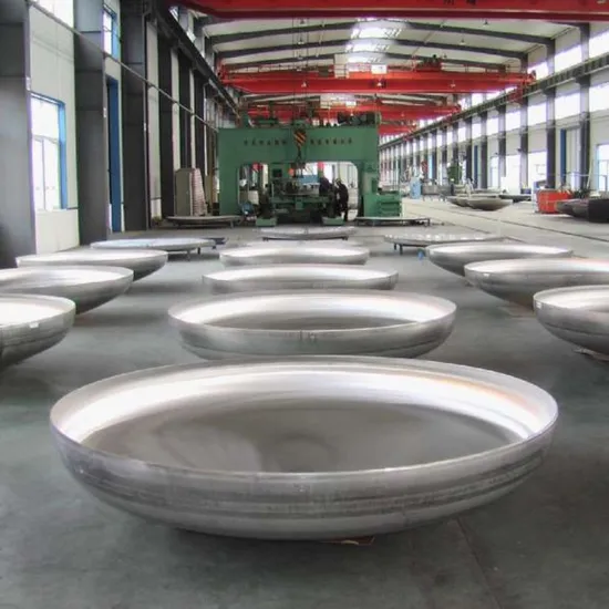 Pressure Vessel Carbon Stainless Steel Dished Elliptical Tank Cone Head for Boilers