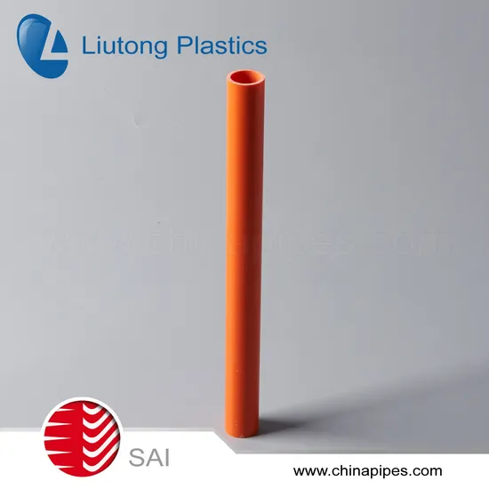 Plastic PVC-U Conduit in Orange and Grey Colour HD MD