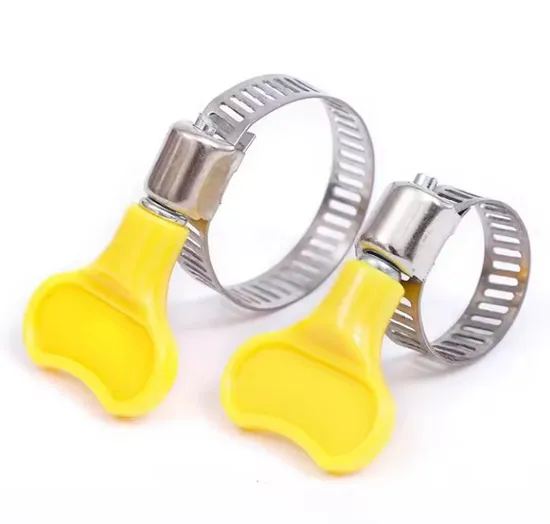 201 304 Butterfly Handle Hose Clamp Stainless Steel American Type Hose Clamp