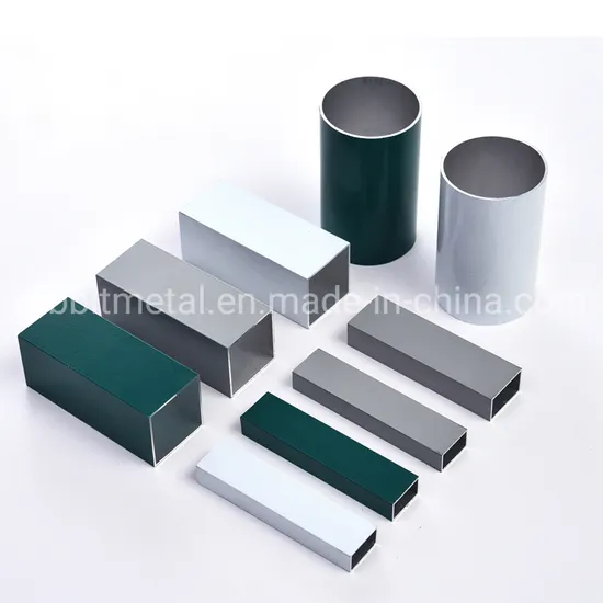 Aluminum Tube/Pipe/Square Frame System Anodized/Wooden Grain Powde Coated Decoration/Solar Energy/Panel, Industrial Frame Aluminum/Building Material Tube