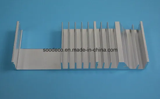 Aluminum Profile Electronic Device Heatsink Made by Extruding and CNC Machining