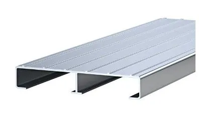 High Grade Silver Outdoor Anodized Extruded Aluminium Planks Decking
