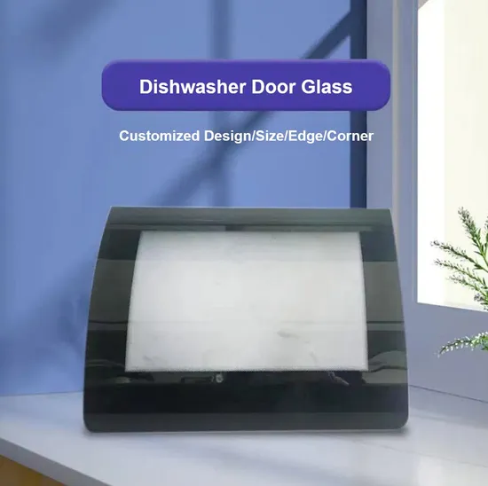 Customized Curved/Flat Tempered Cover Glass/Silk Screen Printing Glass for Dishwasher&House Appliance