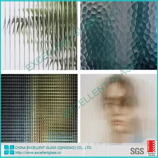 Clear Mistlite/Nashiji/Water Tempered Patterned/Figured Clear Reflective/Laminated Glass for Office /Building/ Door /Shower Room