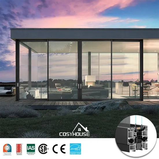 Modern Thermal Break Aluminum Alloy Door and Window System with Double Glazing