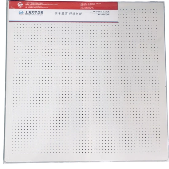 High-Quality Clip-in Aluminium Acoustic Ceiling Panels for Soundproofing