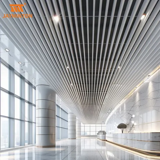 Ceiling Decoration Wavy Design Aluminum Metal Mesh False Baffle Ceiling