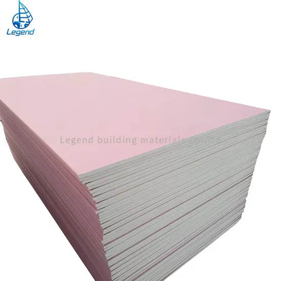 Fireproof Drywall Gypsum Board/Waterproof Plasterboard Decorative Ceiling System