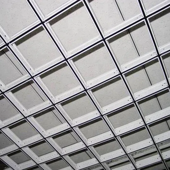 Construction Metal Frame Suspended Flat Ceiling T Grid for False Ceiling Tiles