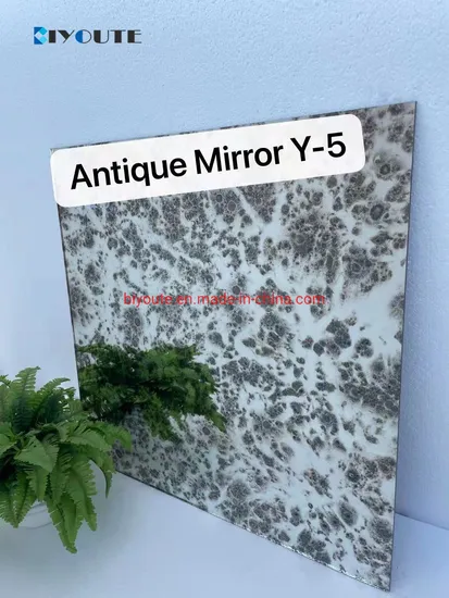 3mm-8mm Silver Antique Mirror Glass Sheets Tiles for Modern Home Decoration