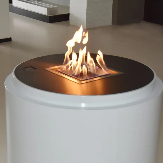 Indoor Use Real Flame Round Automatic Electric Ethanol Burner
