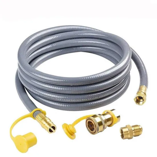 1/2 Inch Propane Gas Hose with Quick Connect LPG/ Natural Gas Line
