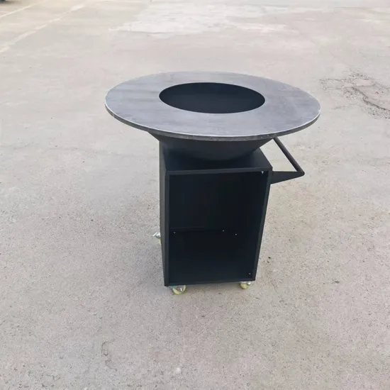 BBQ Corten Steel Metal Heater Wood Burning Fire Pit