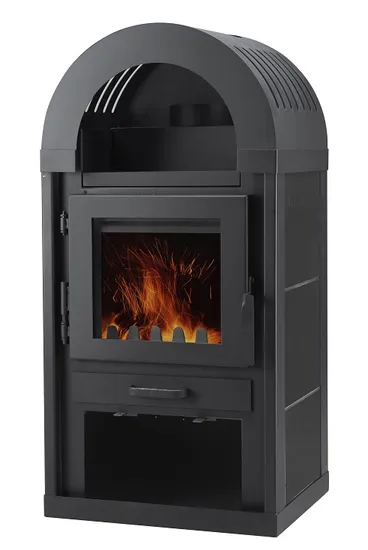 Classic Indoor Used Wood Burning Stove with Secondary Air Inlet China Supplier