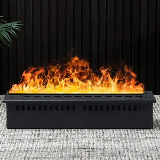 Manufacturer Supply 1500 mm Custom 3D Water Steam Electric Fireplace