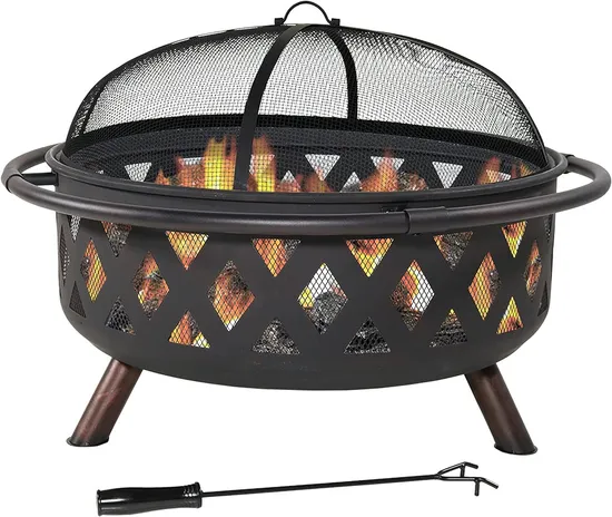 Outdoor Backyard BBQ Fire Pit Table for Garden Supplies Arge Firepit