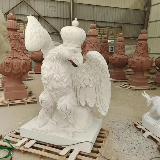 Customized Garden Building Construction Decoration Pure White Stone Marble Figure/Animals/Fireplace Carving/Statue/Sculptures Hotel/Project/Villa/Home Price