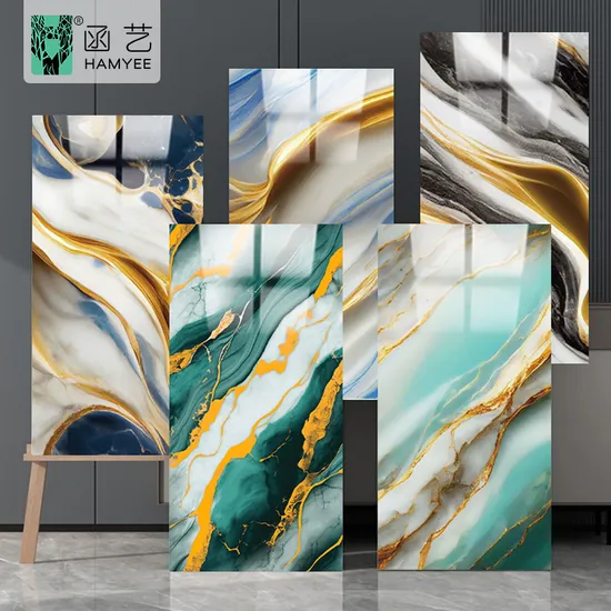 Wall Decor 3D Marble Tile Self Adhesive PVC Wall Sticker Peel and Stick Wall Tiles Wallpaper