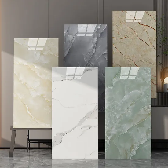 Marble Stone Design PVC Wallpaper 3D Wall Stickers Decorative Wall Panel for Bathroom Use