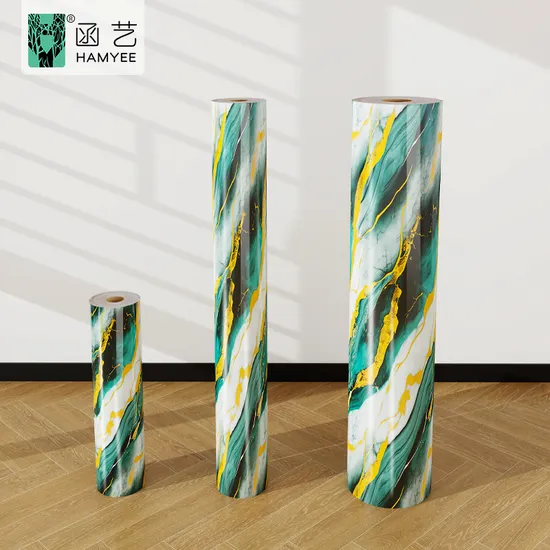 Marble Wall Stickers 1.2m*3m Vinyl Foam Wallpaper Roll Foil Marble Wall Tile Stickers Removable for Home Decor