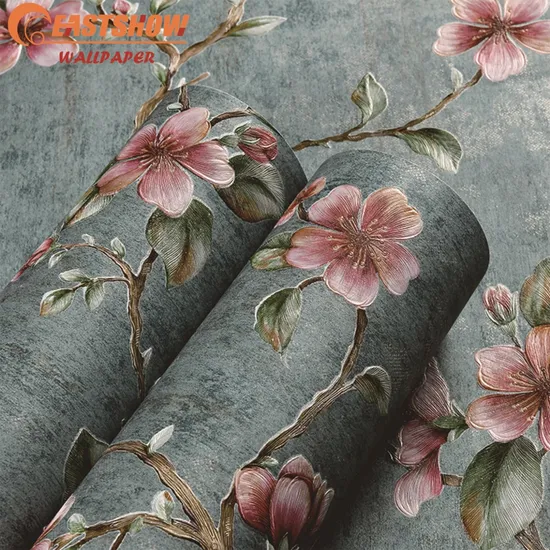 Peel and Wallpaper Decorative Film Korean Wall Paper Home Peel and Stick Flowers New Wallpaper