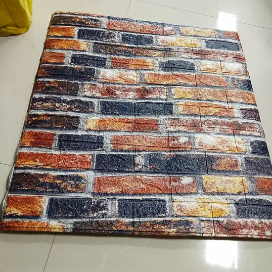 Elegant 3D XPE Foam Wall Stickers - Fireproof and Easy to Apply