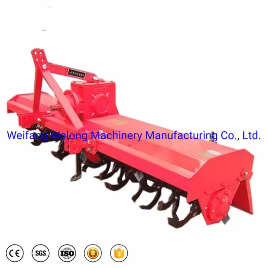 Width 1.2m Strong European Standard Heavy-Duty Side Gear Transmission Rotary Tiller for Tractor