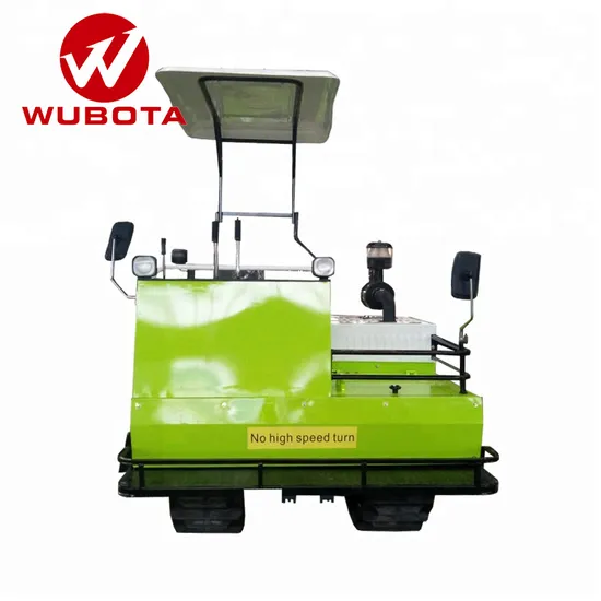 Wubota Machinery Paddy Water Field Use Crawler Rubber Track Cultivator for Sale in Bangladesh
