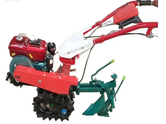 Small Plough Machine Crawler Cultivator Gasoline Annd Diesel Engine Mini Selfpropelled Power Tiller Rotary Cultivator Tiller