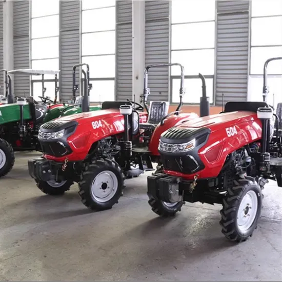 Modern Latest Custom Compact Tractor, High-Efficiency Farm Operation Four-Wheel Drive High-Horsepower Four-Wheel Rotary Cultivator