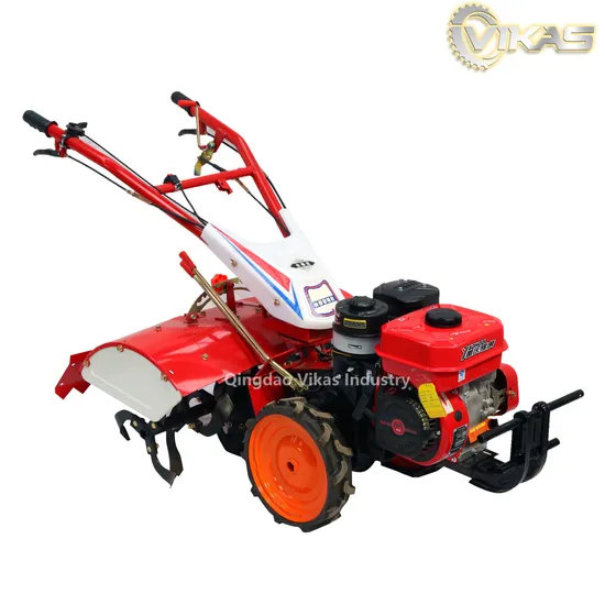 7.5HP, 9HP, 12HP, 15HP Diesel Engine Rear Power Tiller with Counter Rotating Tines for Breaking New Ground and Hard Soil