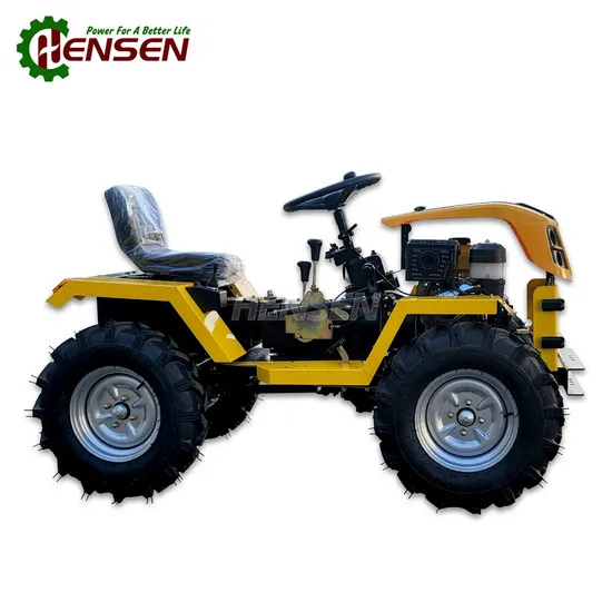 Chinese Supply Farm Tractor of Agricultural Machinery Small Machine 4X4 Mini Tractor Agricultural Walking Tractor 4WD