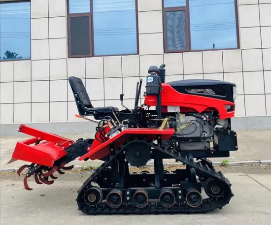 25HP Diesel Power Tiller Cultivators Agricultural Farming Machine Crawler Tractor