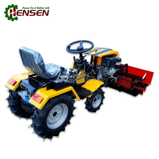 Newest Design 12HP -18HP 4WD Farm Tractor with Seat 4X4 Compact Mini Tractor with CE