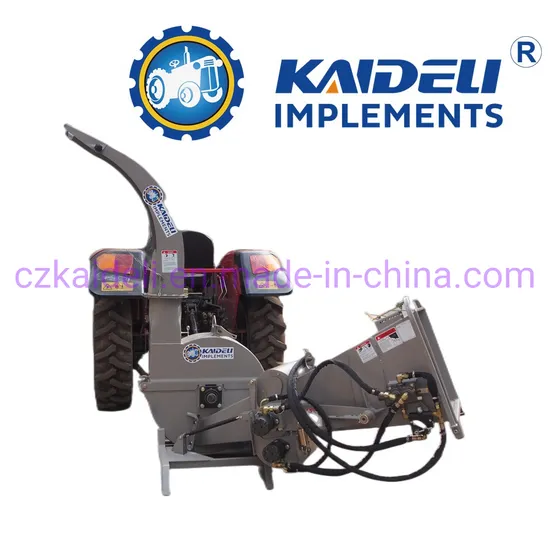 Hydraulic Wood Chipper Manufacture 60 Inches Chipping Capacity for Commercial Using