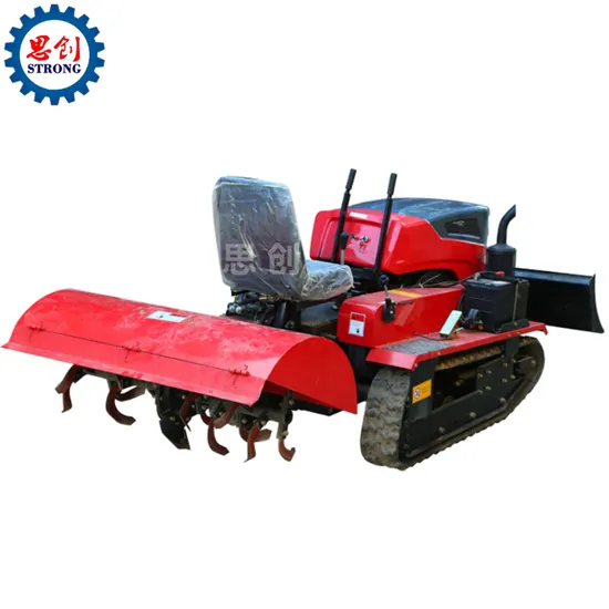 Crawler Type Micro Tiller with Peanut Soybean Maize Seed Planter