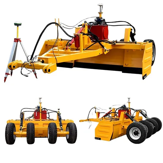 High Precision Tractor Trailed 3.5m Laser Land Grader Agricultural Mechanical Equipment Scraper