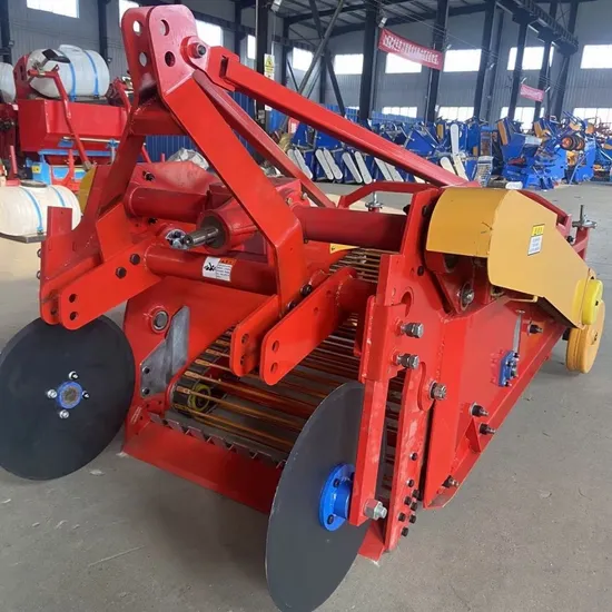Potato Harvester Tractor Pto Driven 2 Row Potato Ginger Carrot Digger Machine