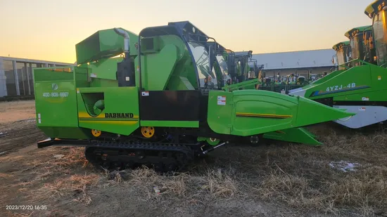 Crawler Type 2-4 Row Corn Harvester Maize Machinery
