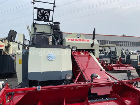 4lz-6.0p World Harvester102HP Small Tank FM World Plus Rice Combine Harvester